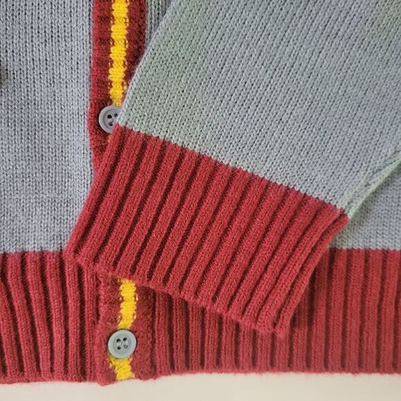 Harry Potter Women's Gryffindor House Open Front Cardigan Knit Sweater - Picture 11 of 14